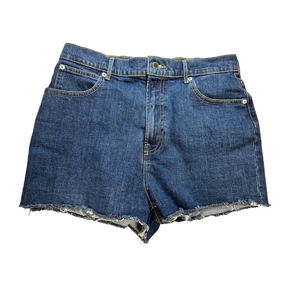 Everlane Womens Blue Jean Shorts The Way High Denim Short - Size 30 - Picture 1 of 8